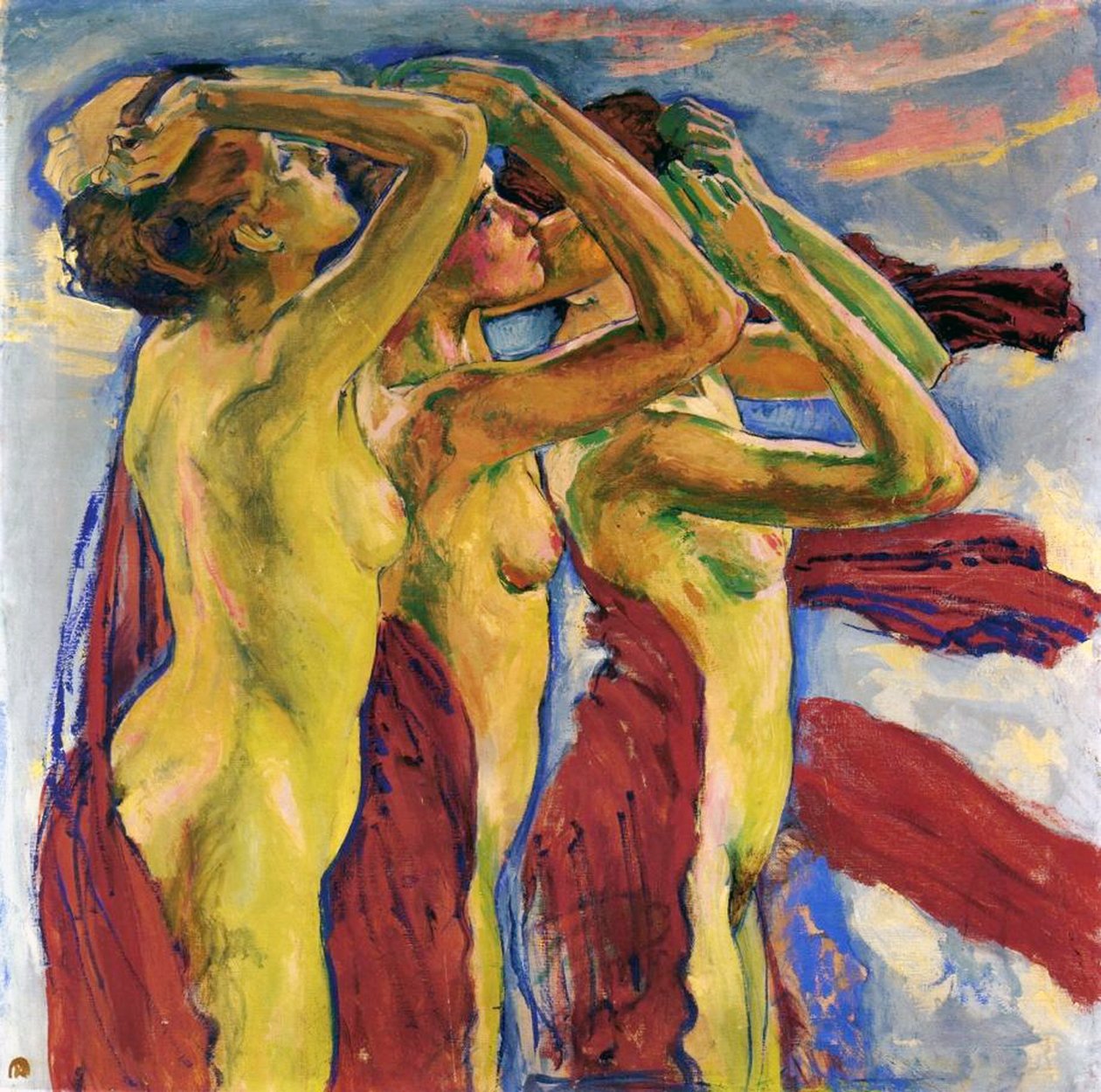 Tre nudi da Koloman Moser