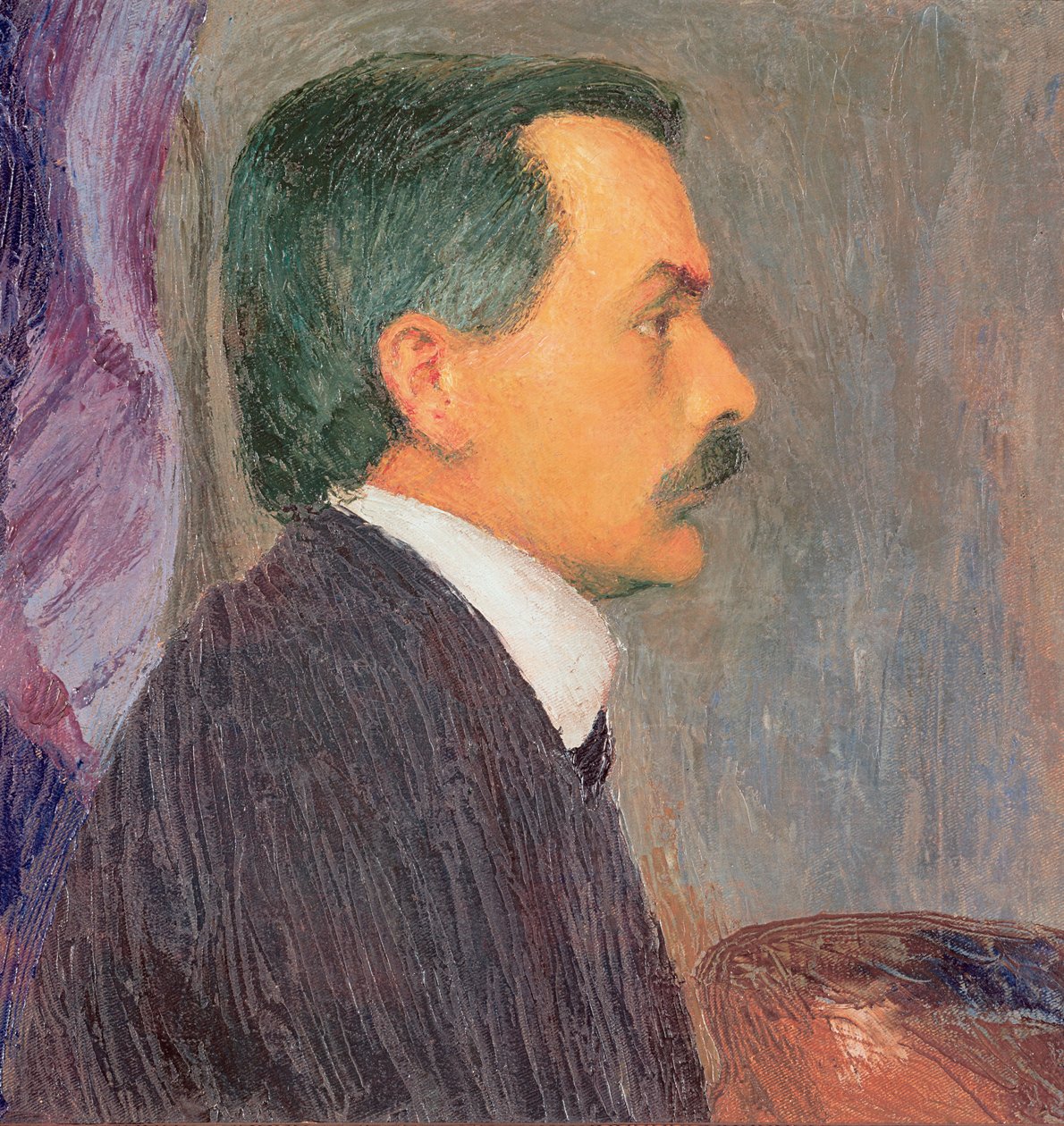 Selbstportrait - Autoritratto... (olio su tela) da Koloman Moser