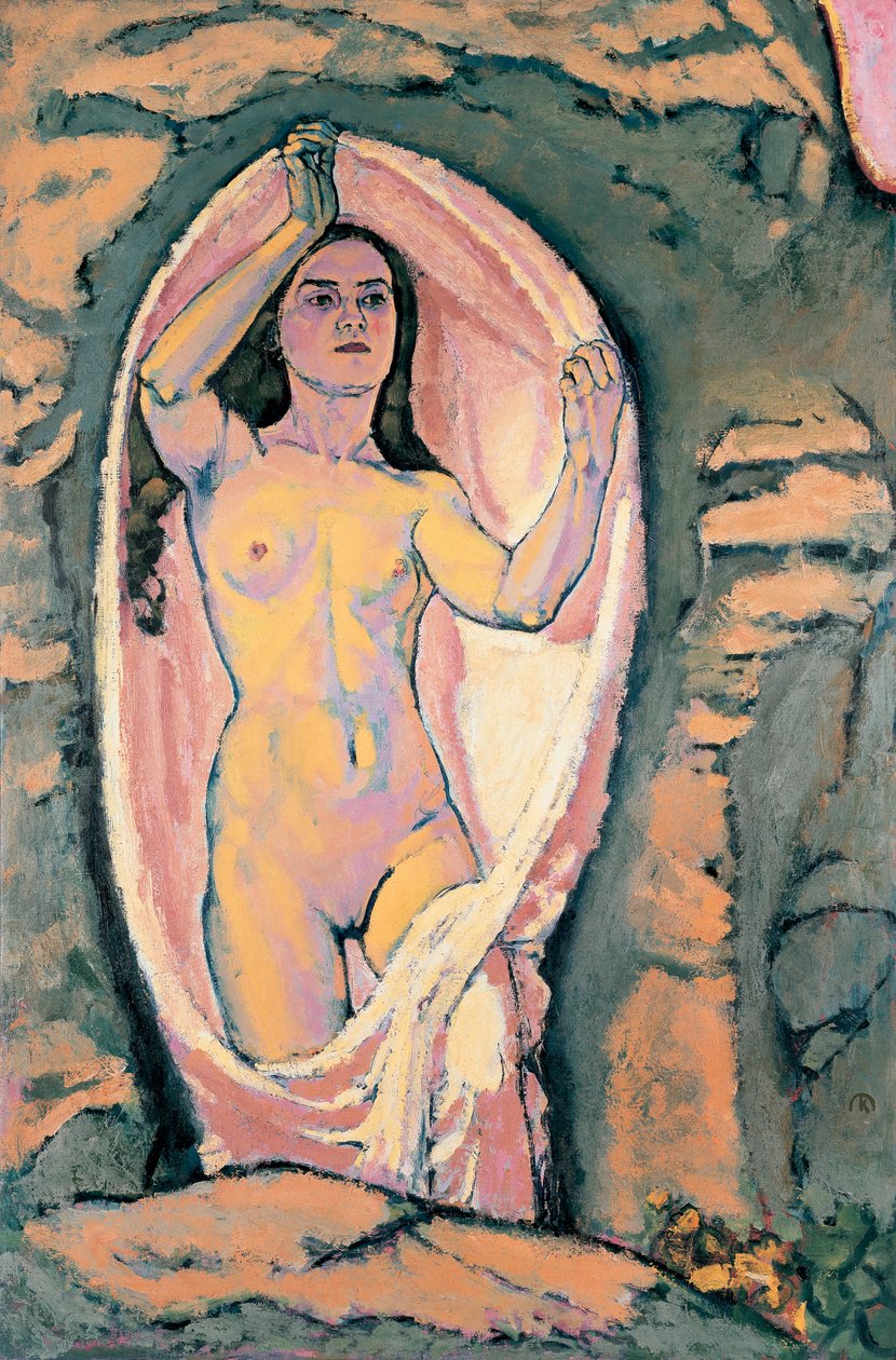 Venus in der Grotte - Venere nella grotta ... (olio su tela) da Koloman Moser