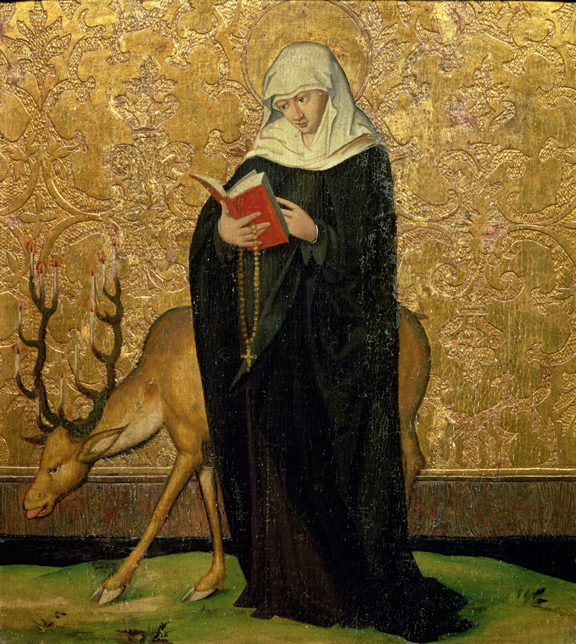Santa con un cervo da Konrad Witz