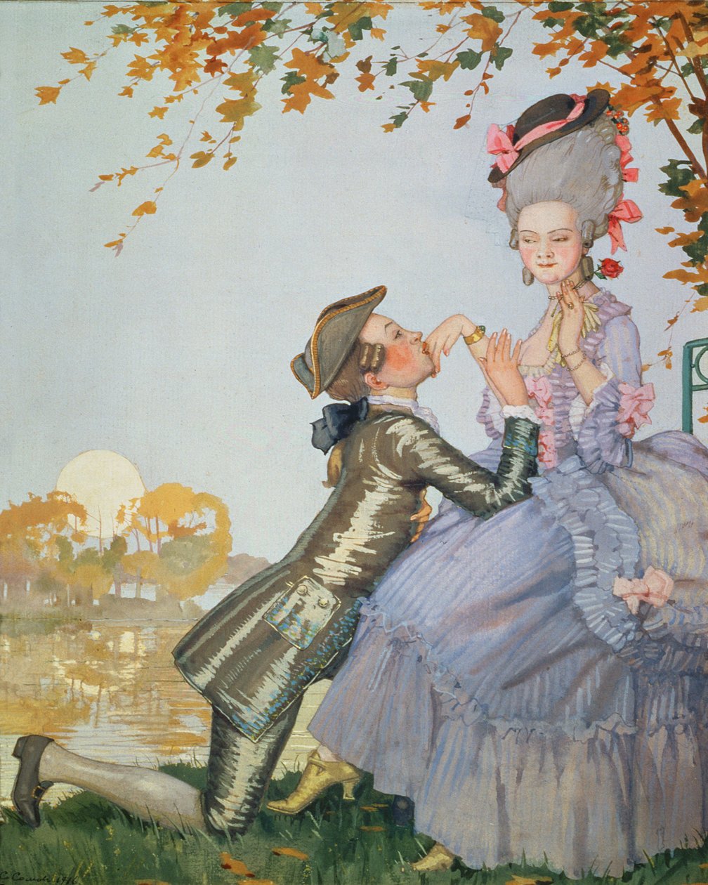 Primo amore, 1916 da Konstantin Andreevic Somov