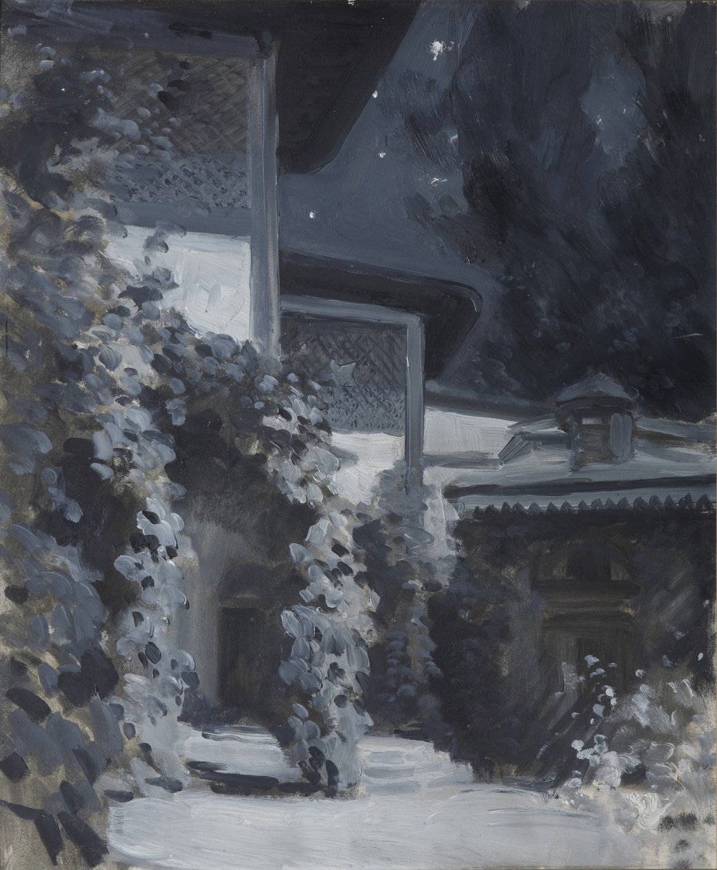 Palazzo di Bakhchisaray. Illustrazione del poema La fontana di Bahçesaray di A. Pushkin da Konstantin Alekseevich Korovin