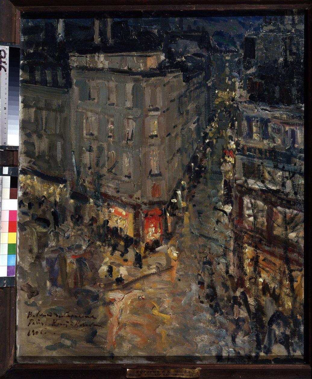 Parigi, Boulevard des Capucines da Konstantin Alekseevich Korovin