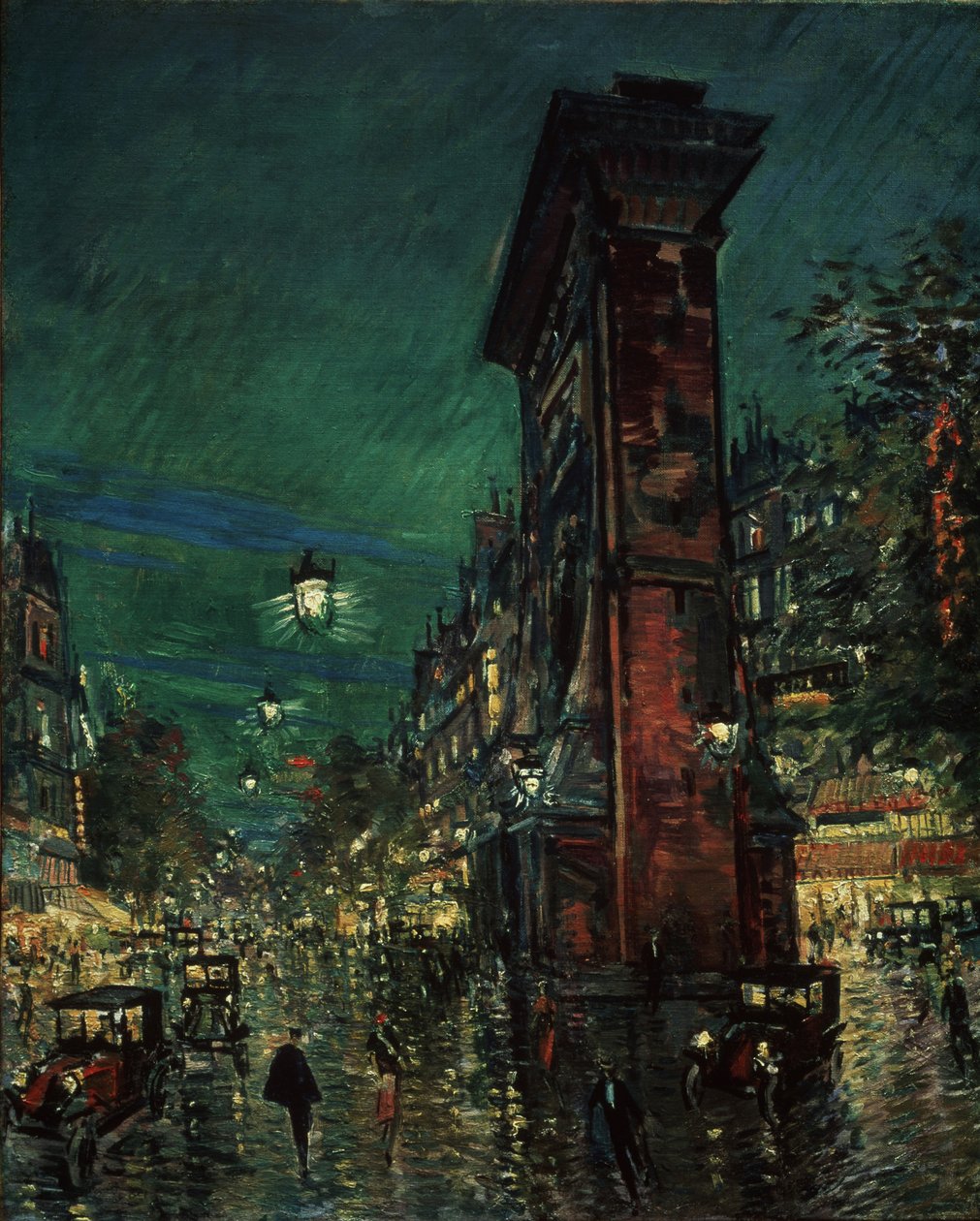 Parigi, Porta Saint-Denis, 1923-1939 da Konstantin Alekseevich Korovin