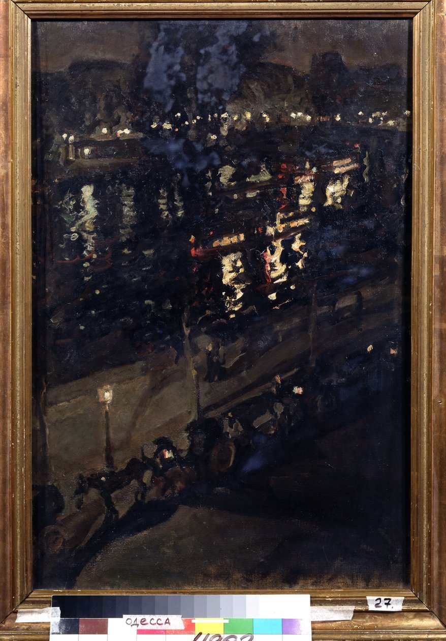 Parigi di notte da Konstantin Alekseevich Korovin