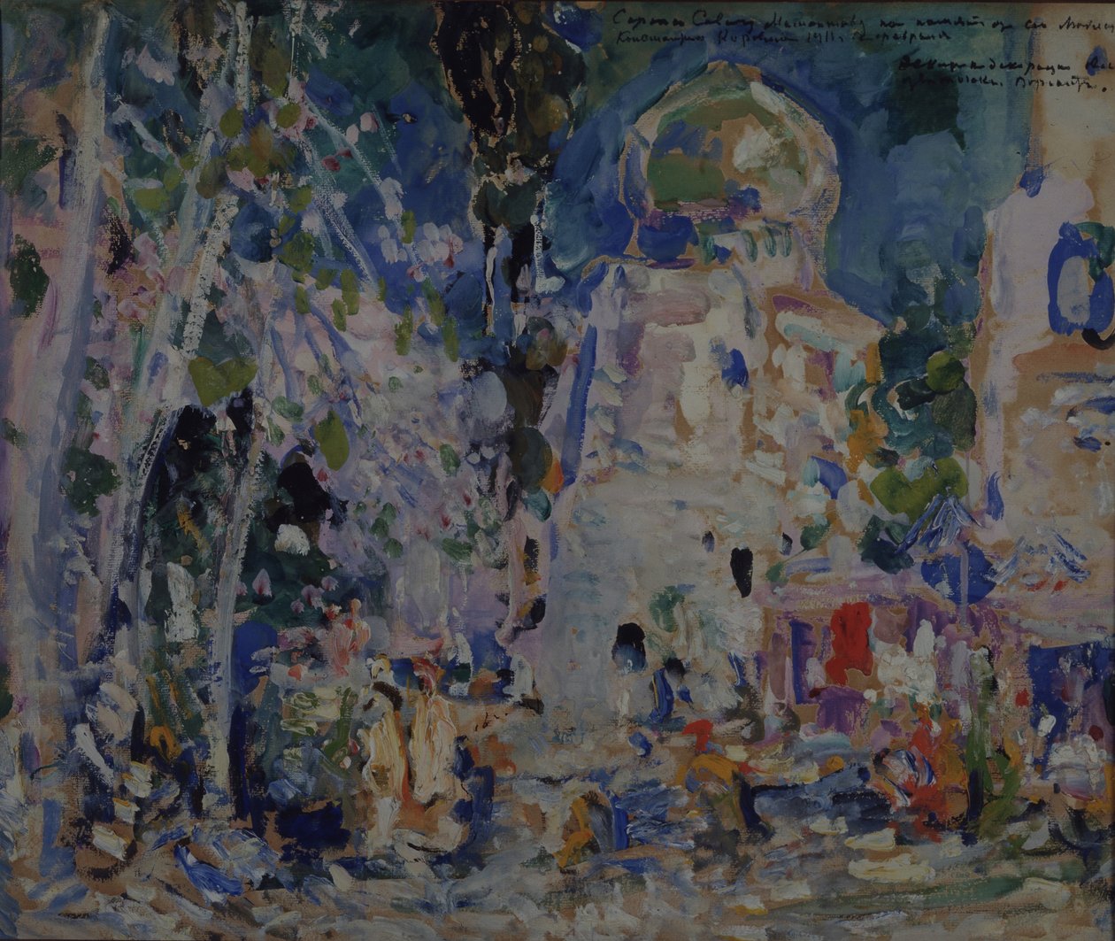 Scenografia per il balletto Il fiore scarlatto di F. Hartman, 1911 da Konstantin Alekseevich Korovin
