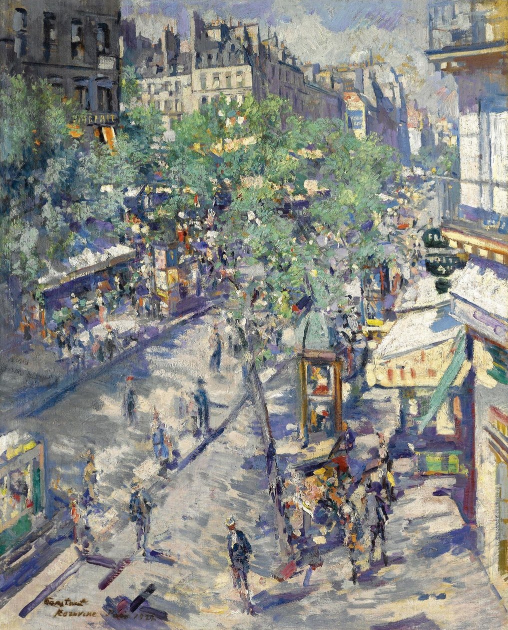 Il Boulevard de Sébastopol a Parigi da Konstantin Alekseevich Korovin
