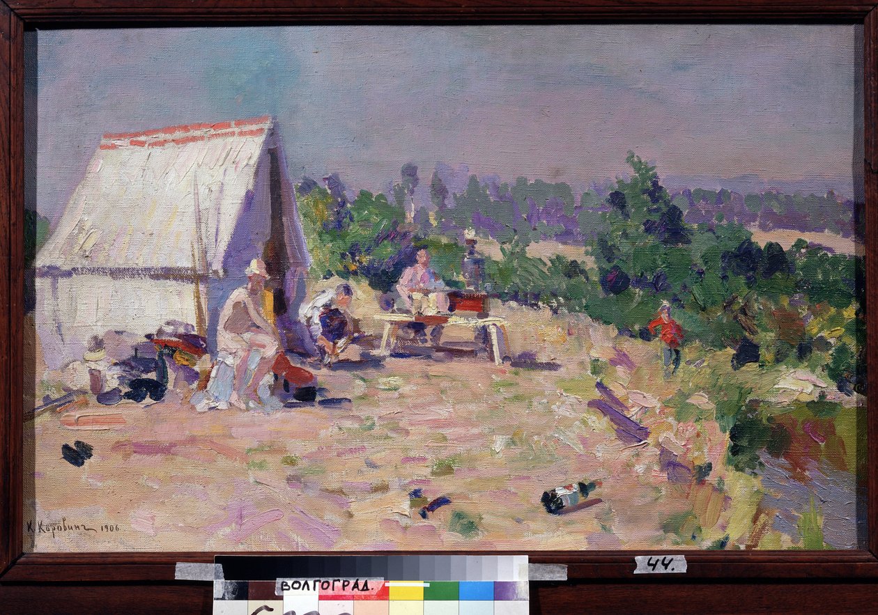 Un picnic da Konstantin Alekseevich Korovin