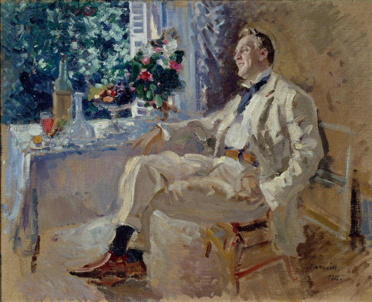Ritratto del Cantante Feodor Ivanovich Chaliapin, 1911 da Konstantin Alexeyevich Korovin