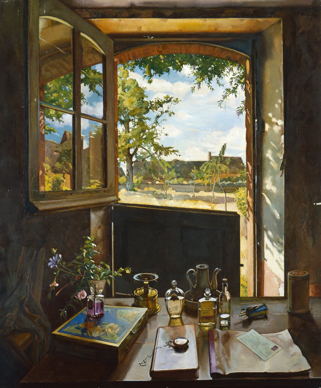 Porta Aperta su un Giardino da Konstantin Andreevic Somov