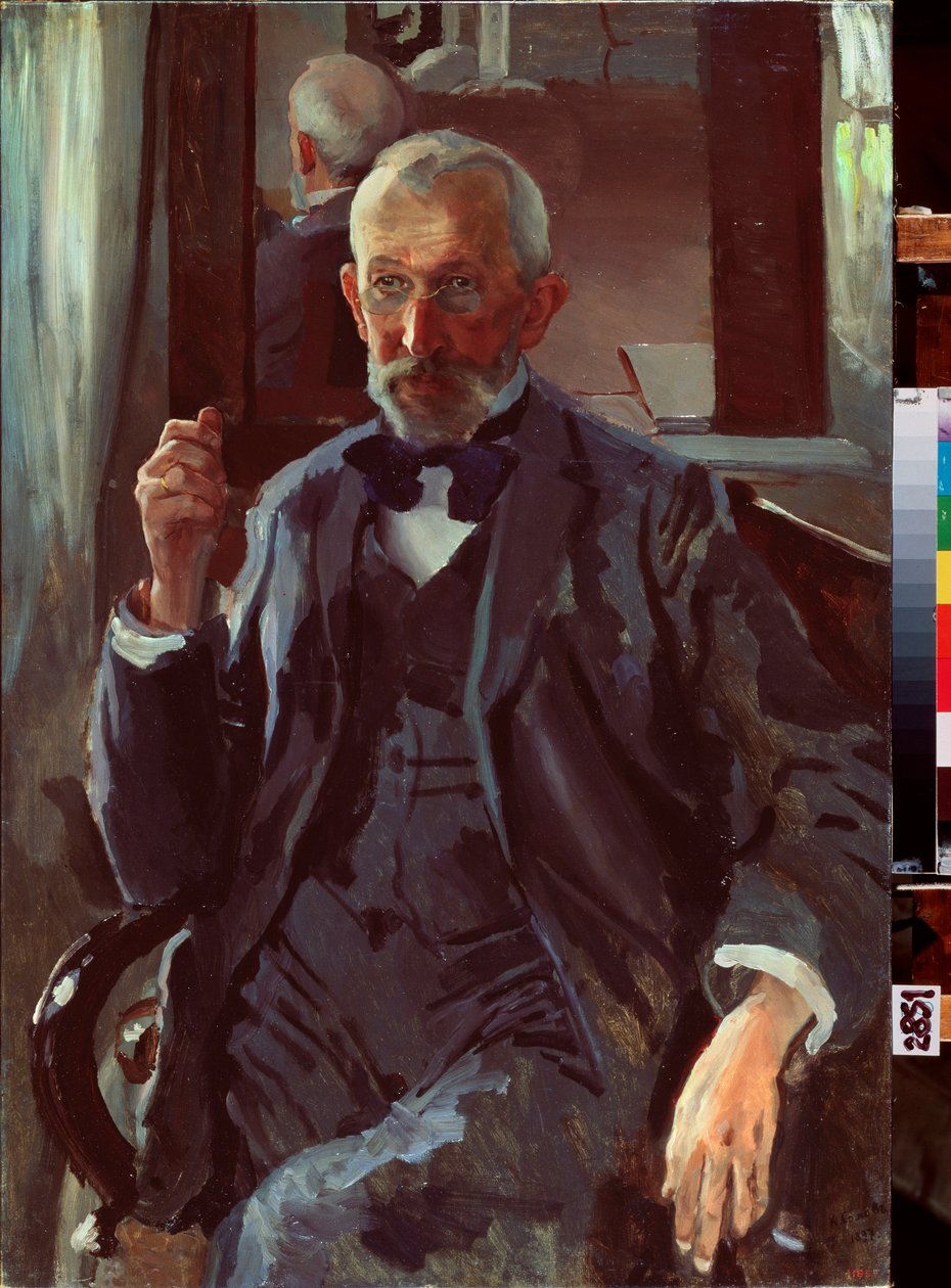Ritratto del padre da Konstantin Andreevic Somov