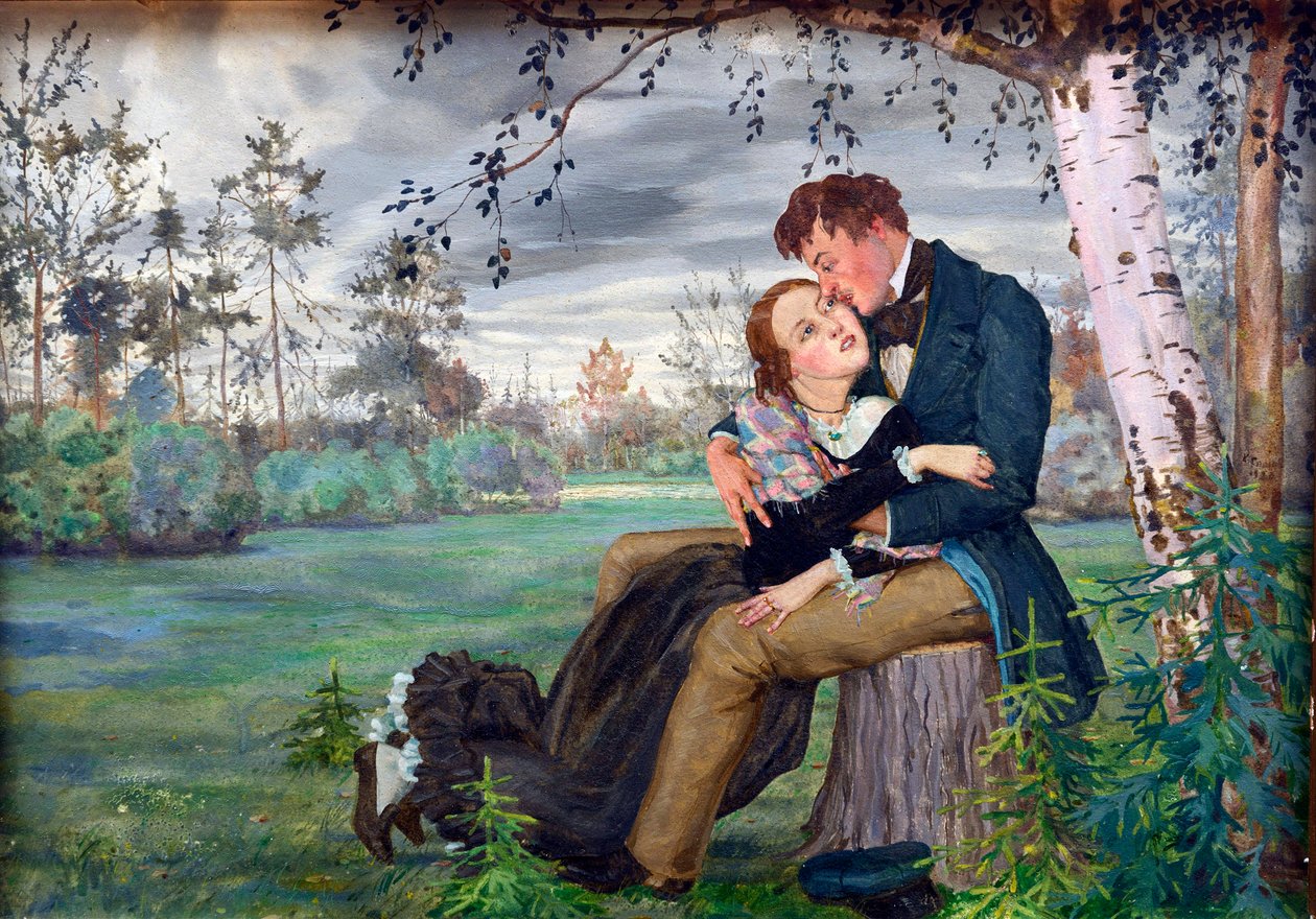 Gli amanti da Konstantin Andreevic Somov