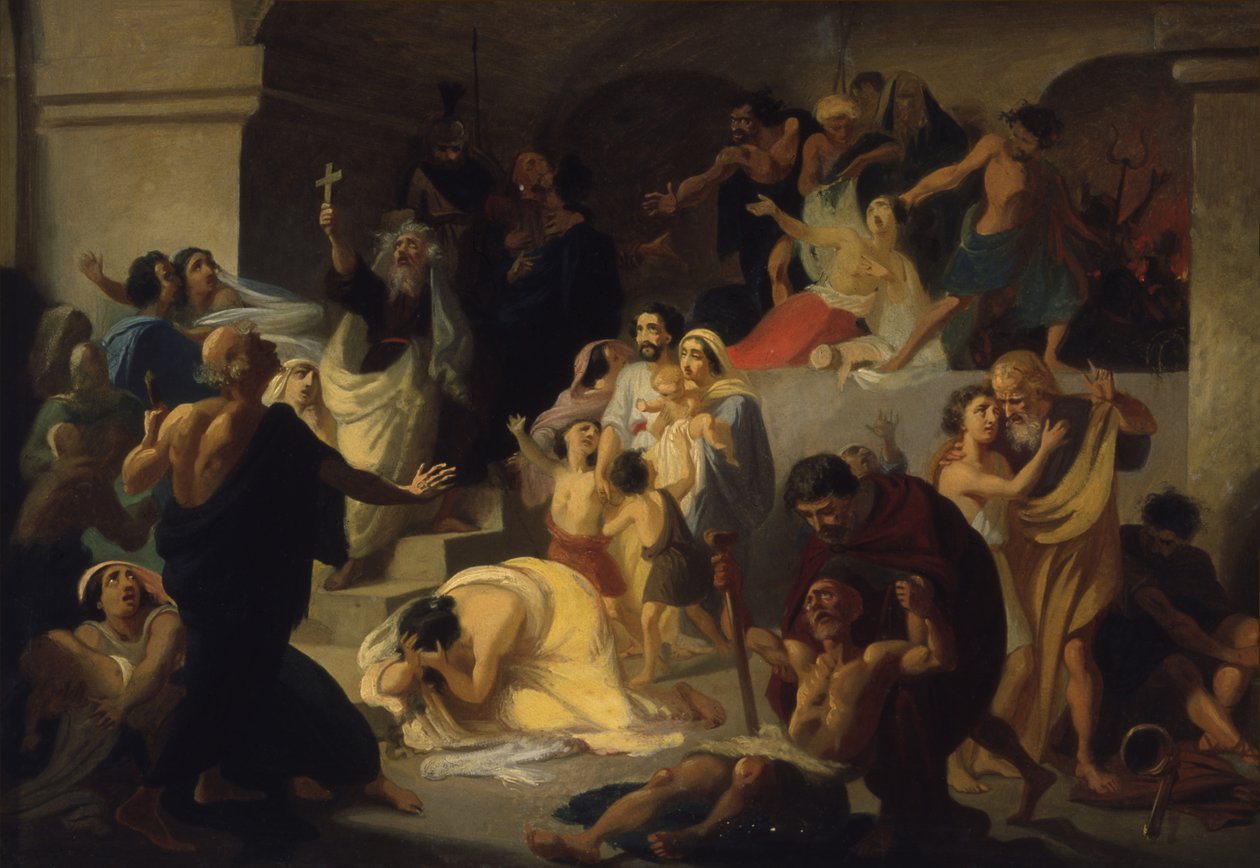 Martiri cristiani nel Colosseo, primi anni 1860 da Konstantin Dmitrievich Flavitski