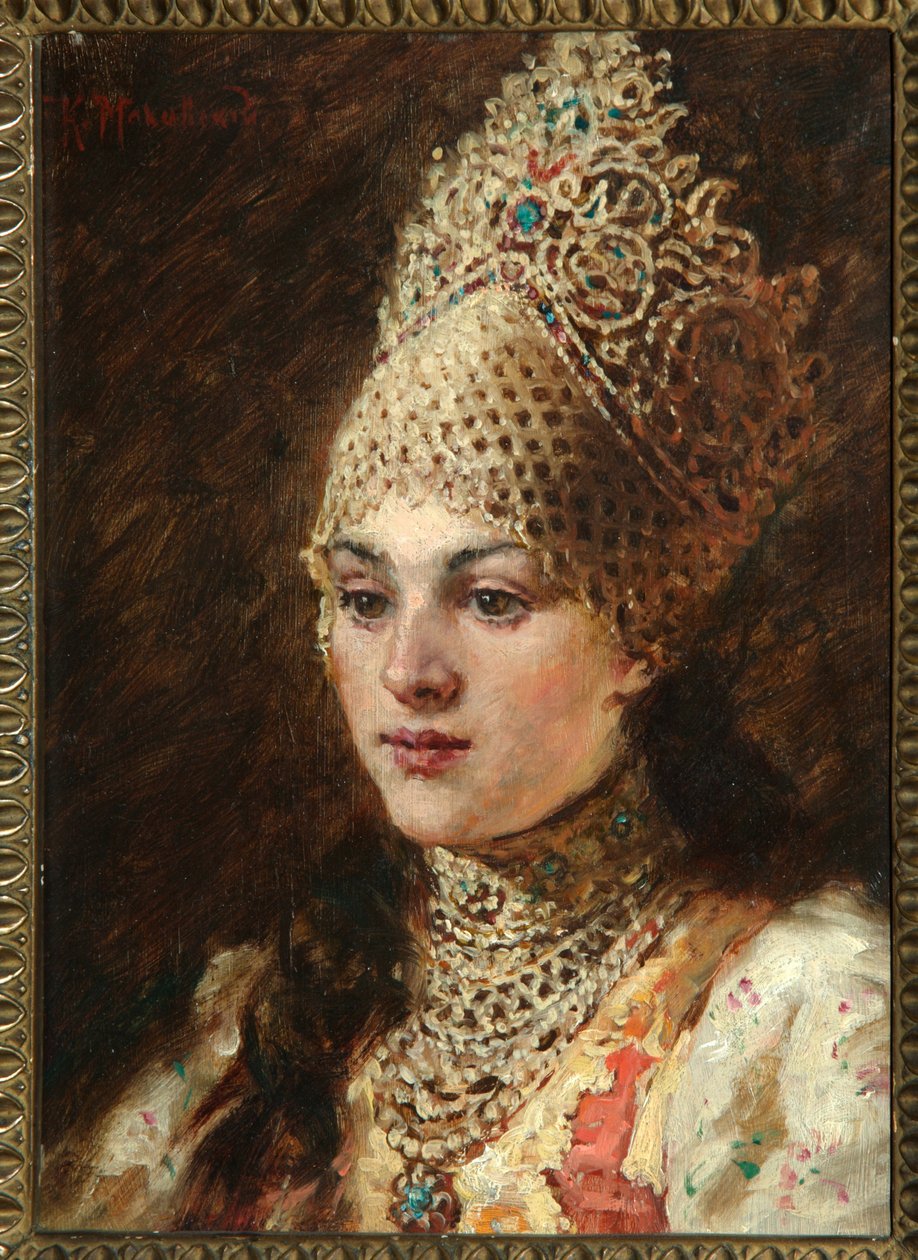 Moglie del boiardo da Konstantin Egorovich Makovsky