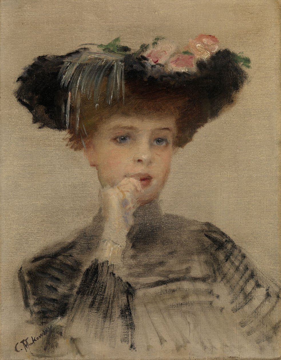 La Parisienne, 1902 da Konstantin Egorovich Makovsky