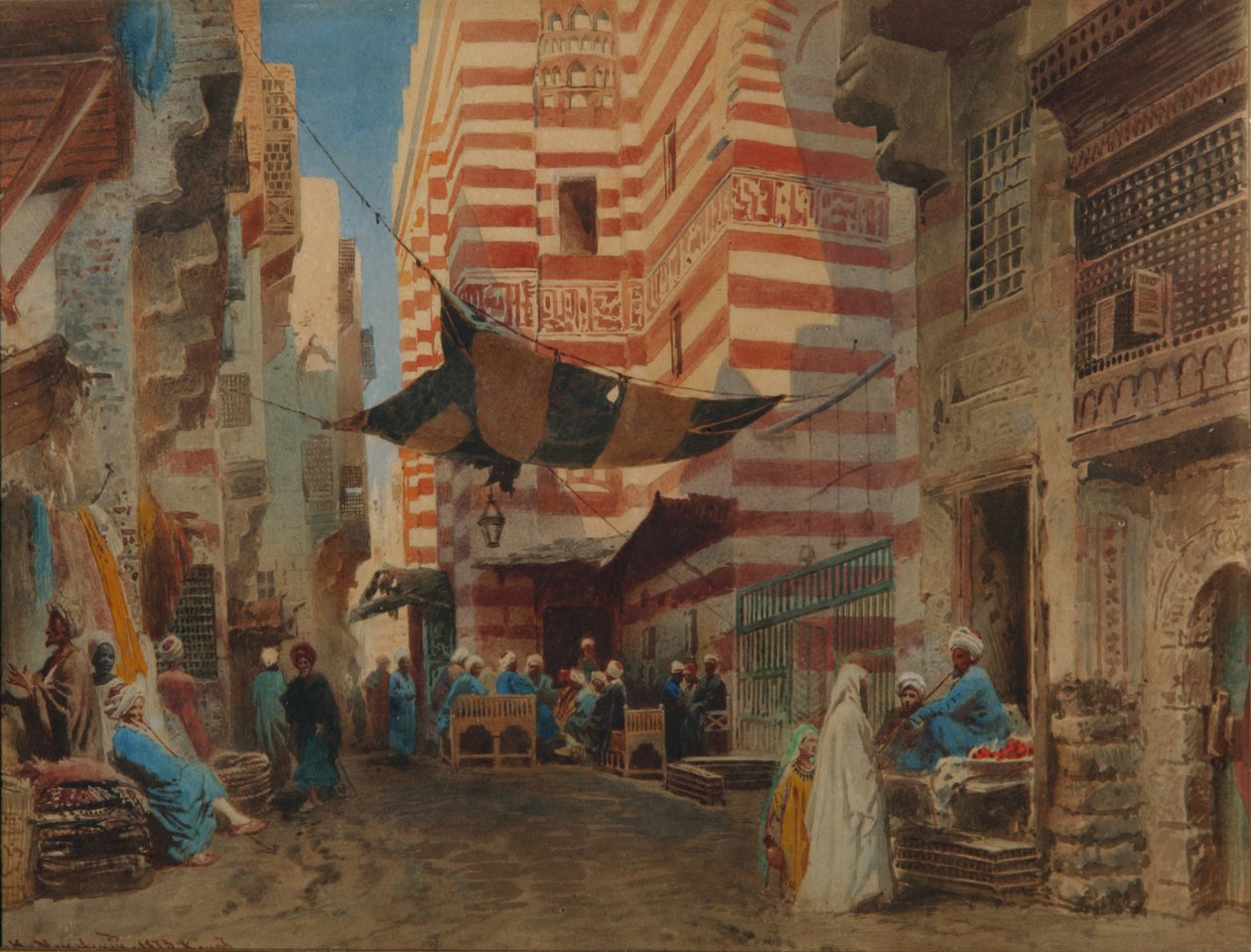 Nella strada del Cairo, 1873 da Konstantin Egorovich Makovsky