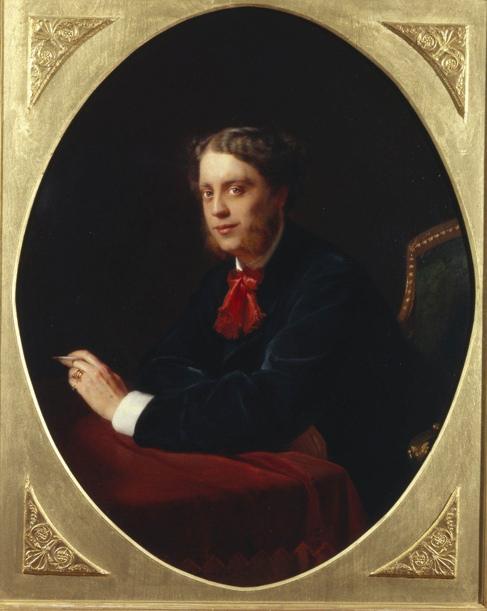 Ritratto del conte Nikolay Sergeyevich Stroganov 1836-1905, 1865 da Konstantin Egorovich Makovsky
