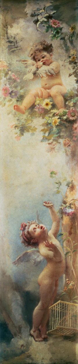 Putti che Giocano da Konstantin Egorovich Makovsky