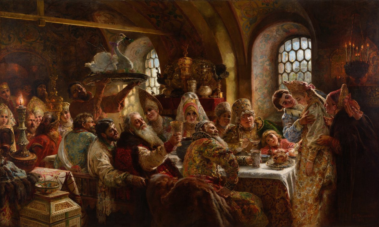 Festa di nozze di un boiardo da Konstantin Makovsky