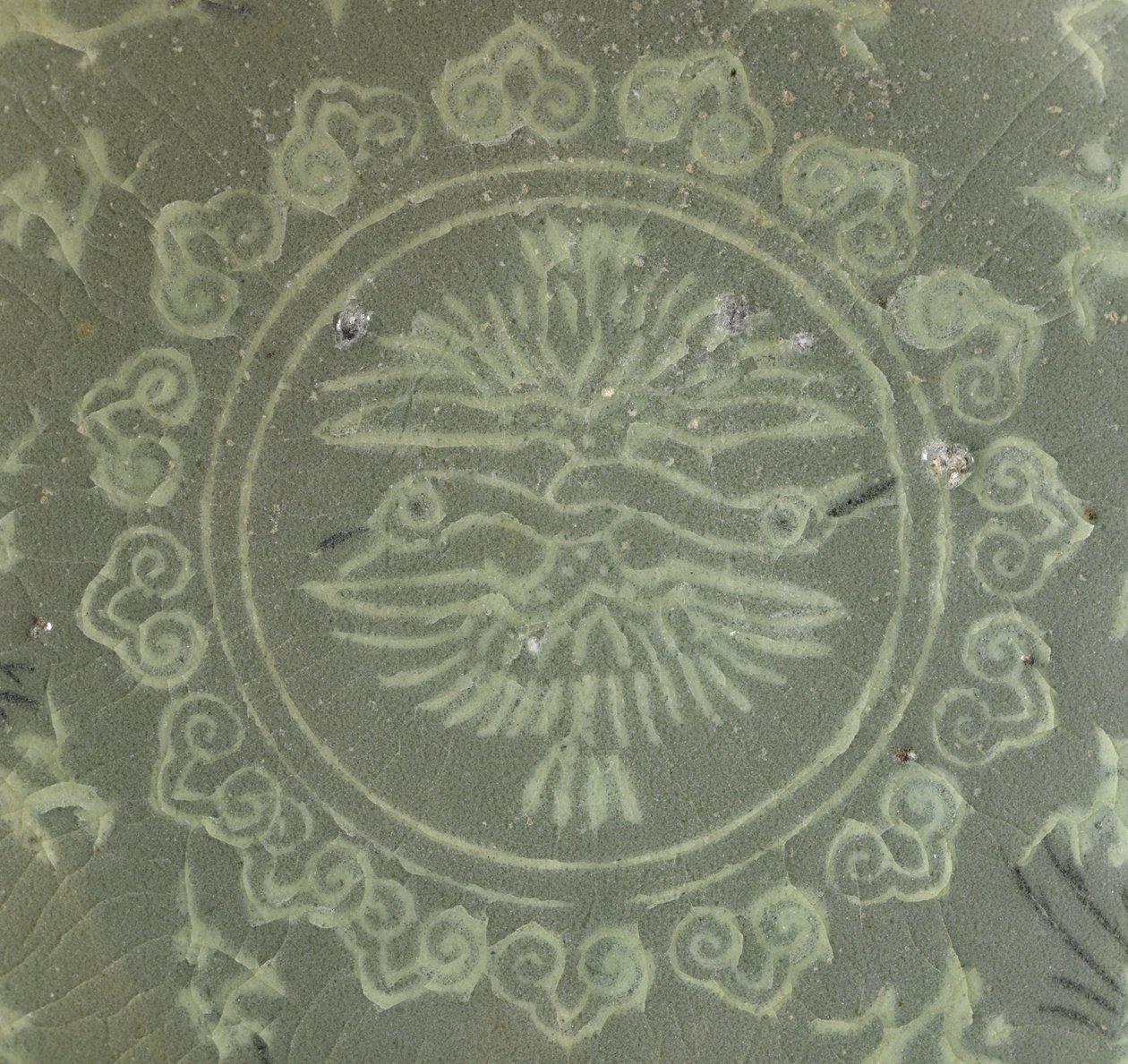 Ciotola con gru e nuvole, c.1150-1200 da Korean School