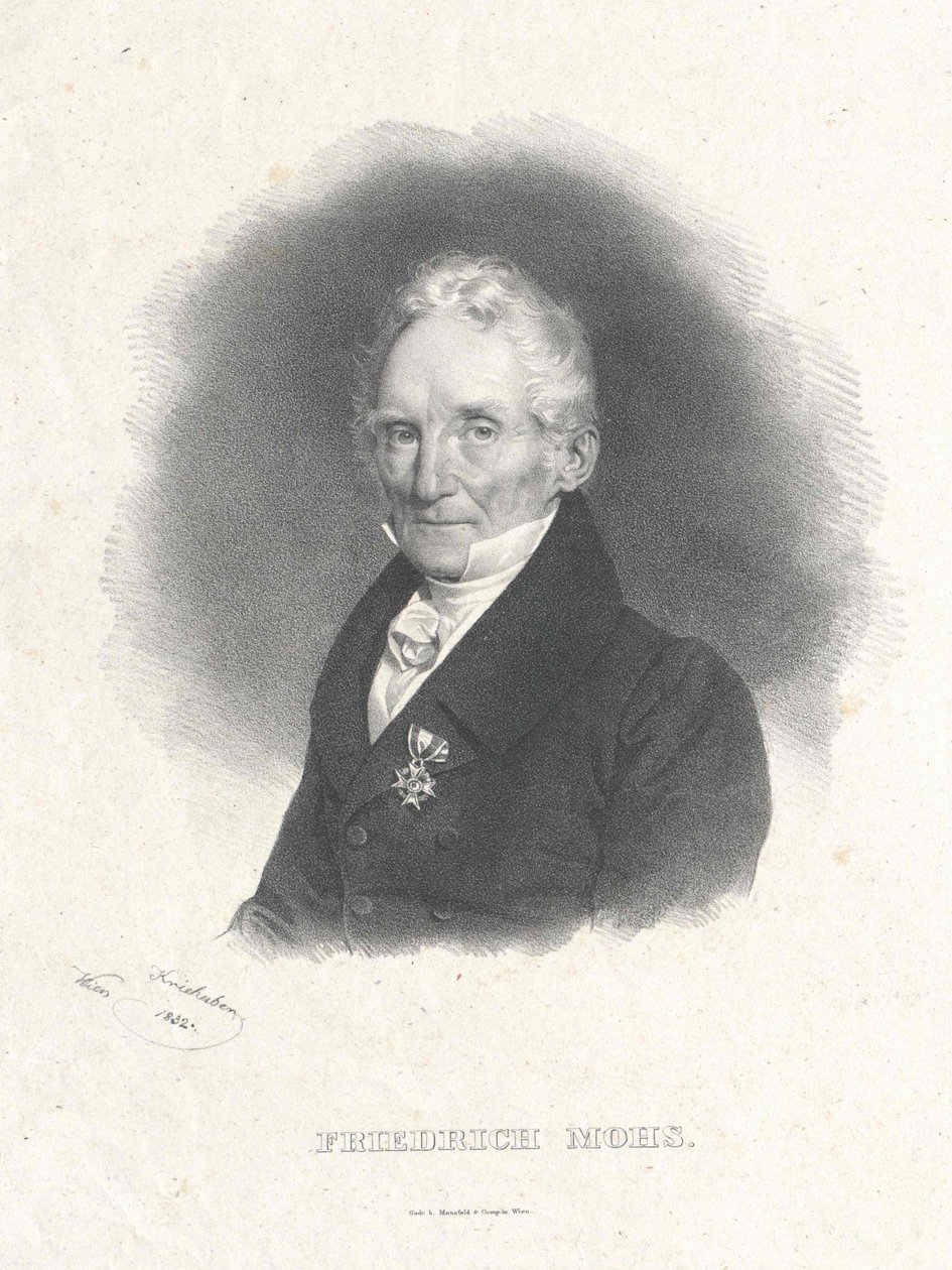 Ritratto di Friedrich Mohs da Josef Nikolaus Kriehuber