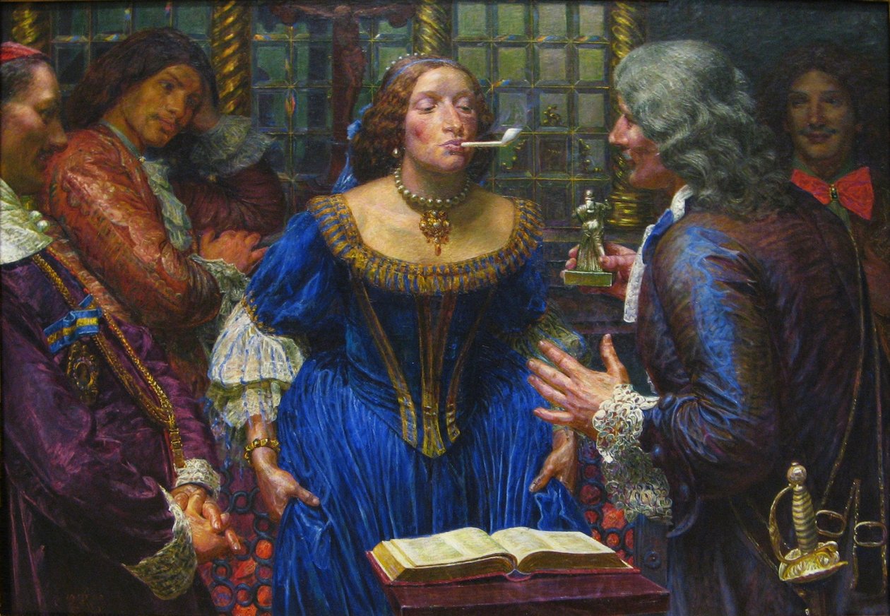 Regina Cristina nel Palazzo Corsini da Kristian Zahrtmann