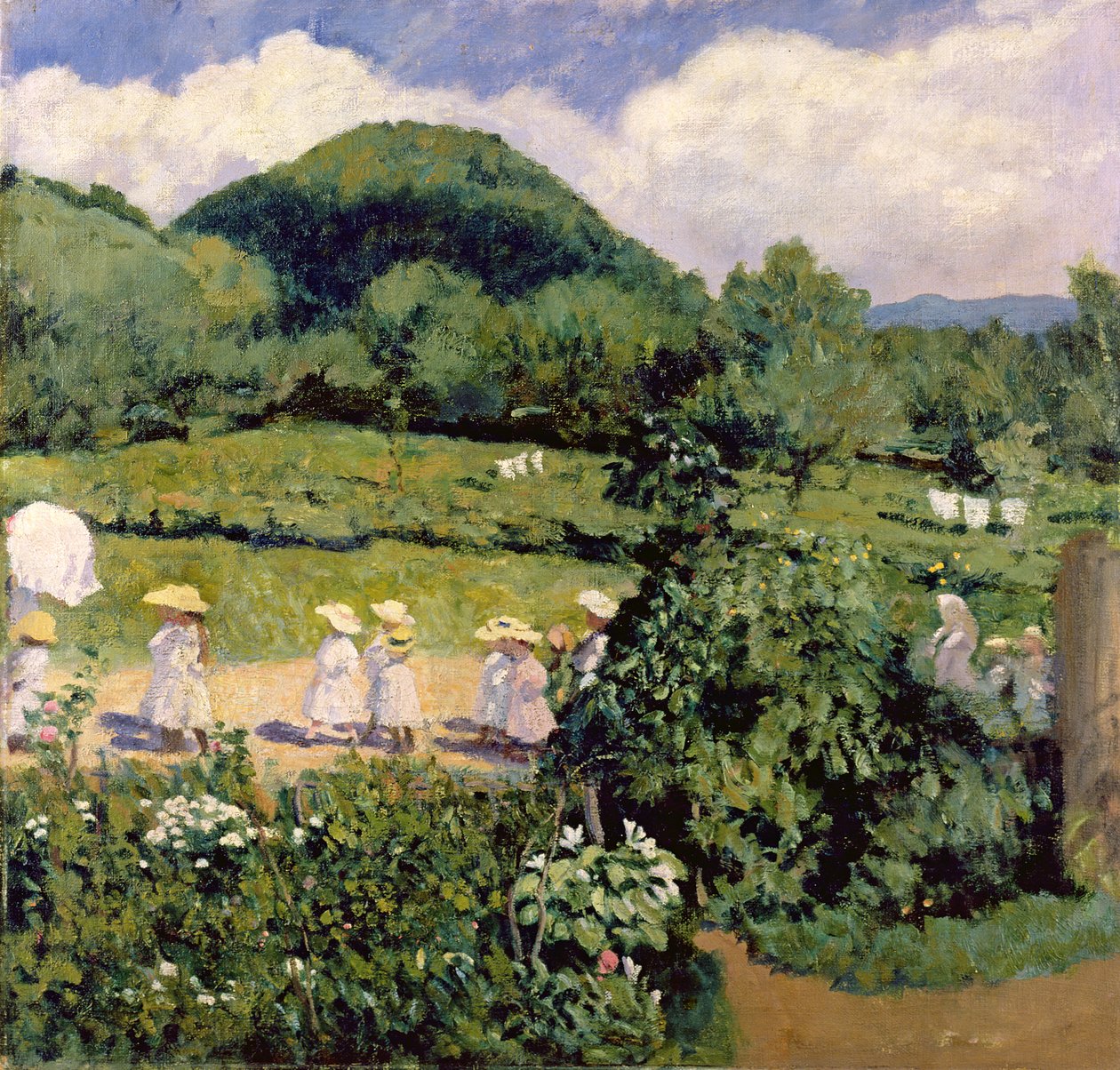 Picnic di maggio, giornata estiva, 1906 da Károly Ferenczy