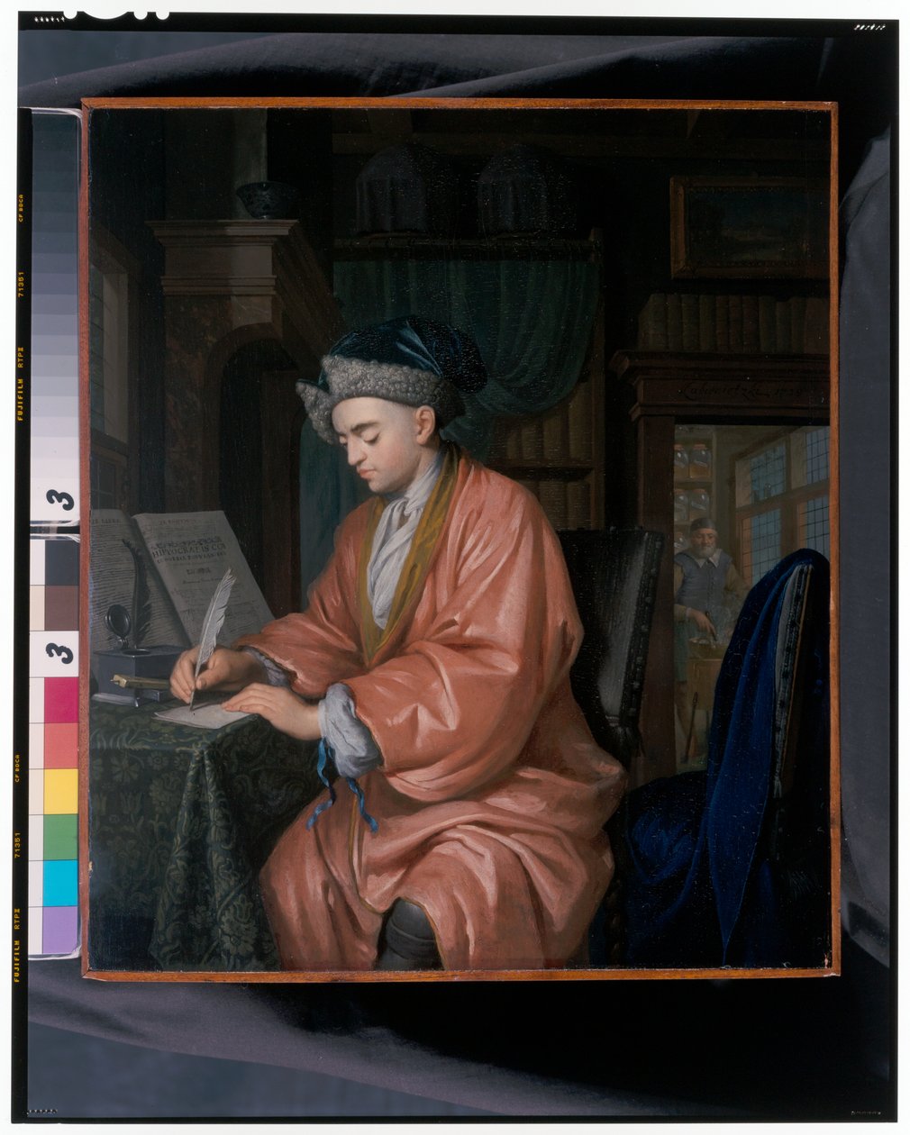 Un dottore nei suoi studi da Krzyztof (1659 1729) Lubieniecki