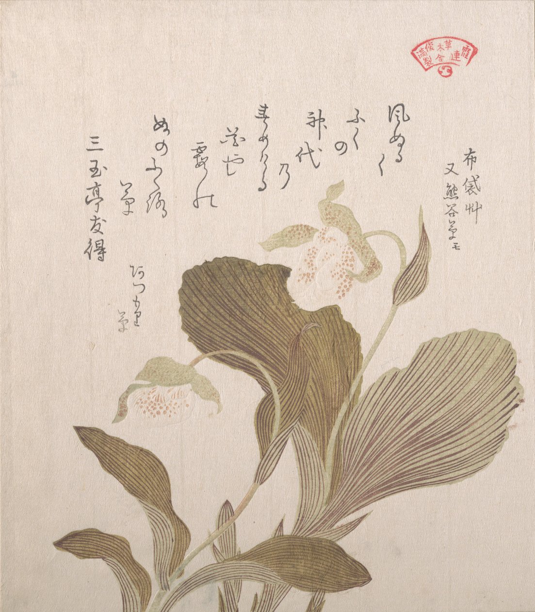 Fiori di Hotei da Kubo Shunman
