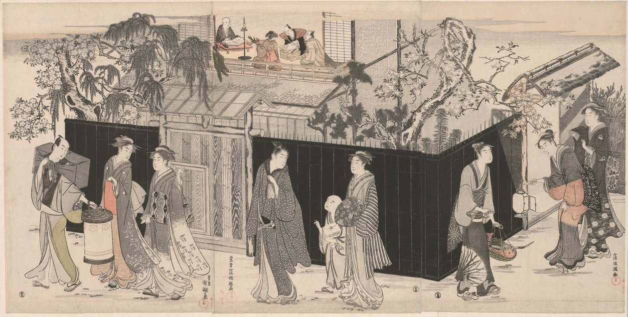 Ritorno da un raduno di poesia da Kubo Shunman