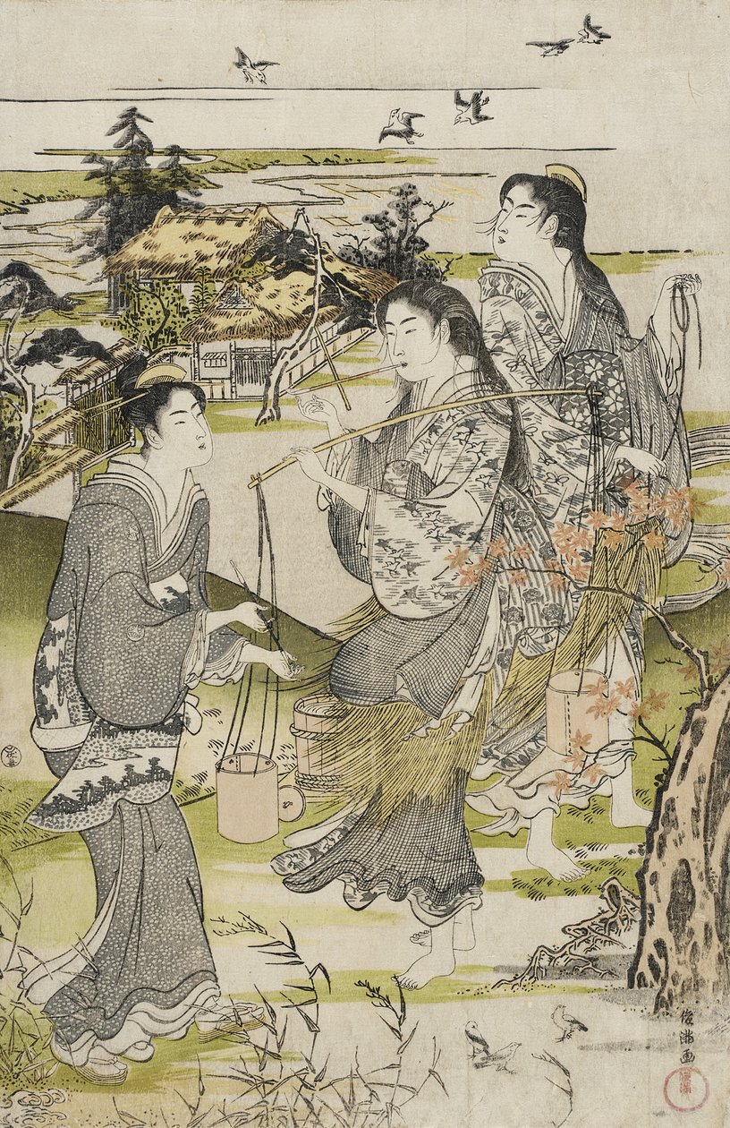 Il fiume Jewel di Noda da Kubo Shunman