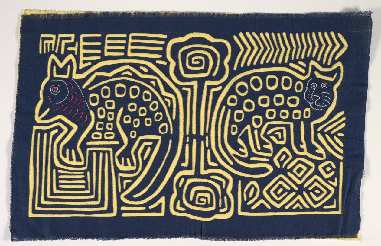 Pannello di camicia (mola), c.1950 da Kuna Indian Culture