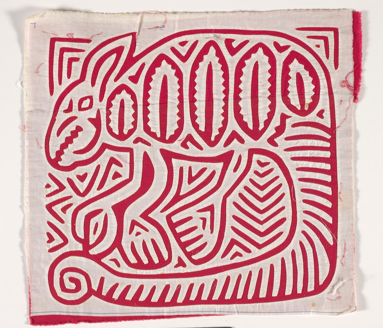 Pannello di camicia (mola) (cotone applicato) da Kuna Indian Culture