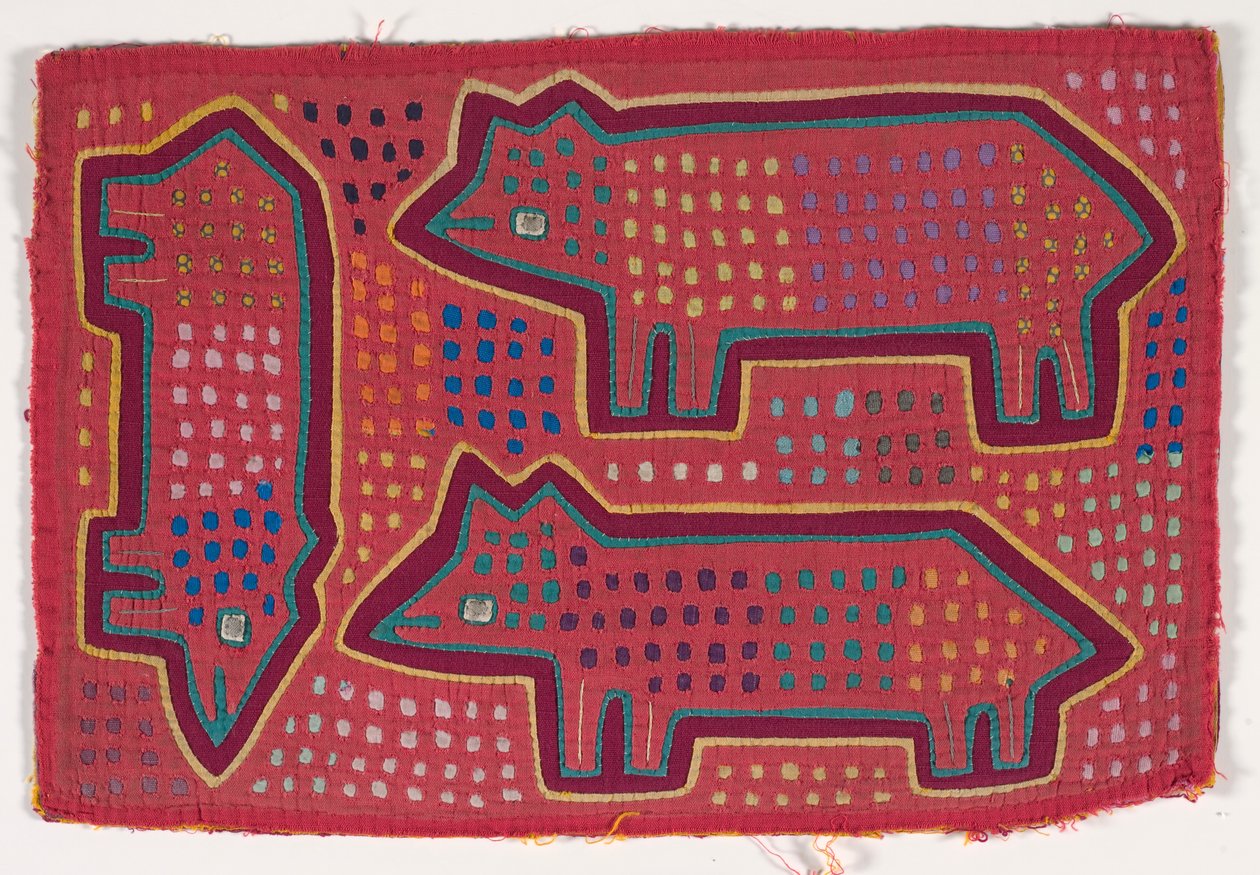 Pannello di camicia (mola) da Kuna Indian Culture