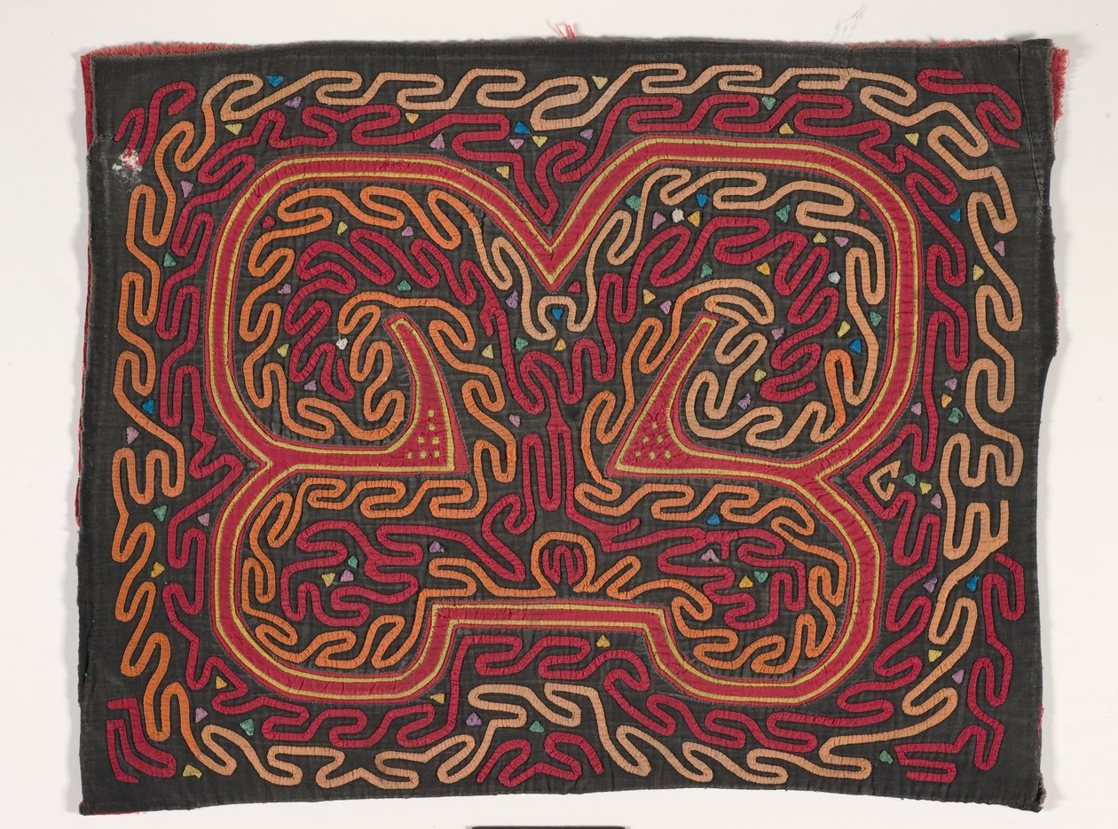 Pannello di camicia (mola) da Kuna Indian Culture