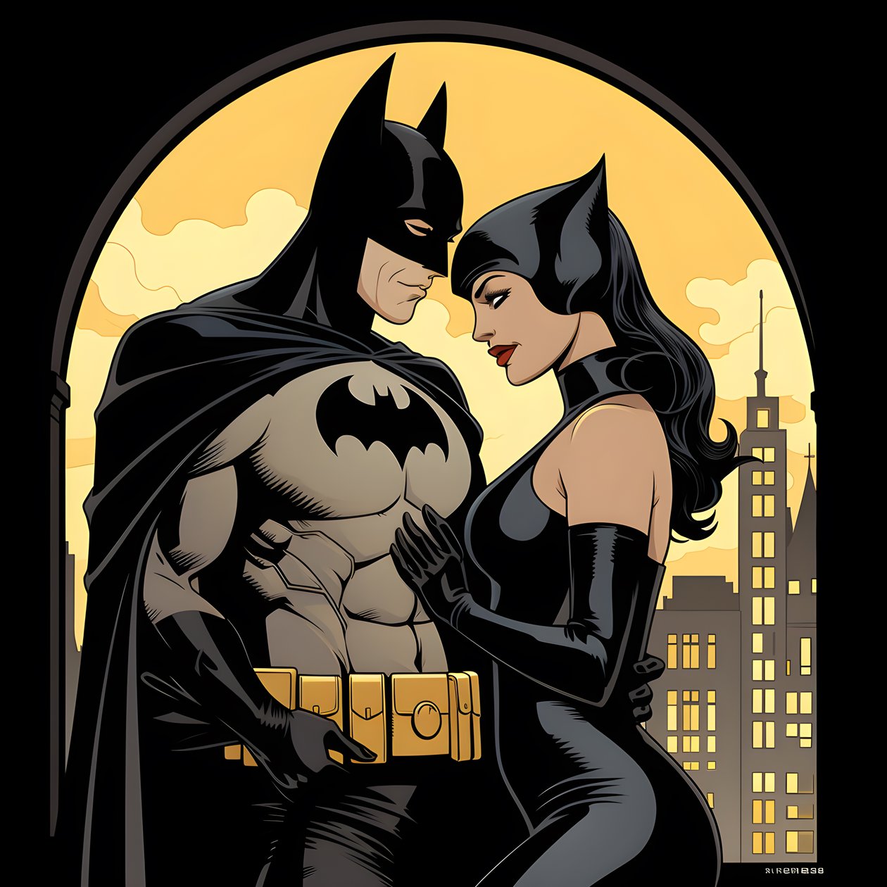 Batman e Catwoman 3 da Kurt Heppke