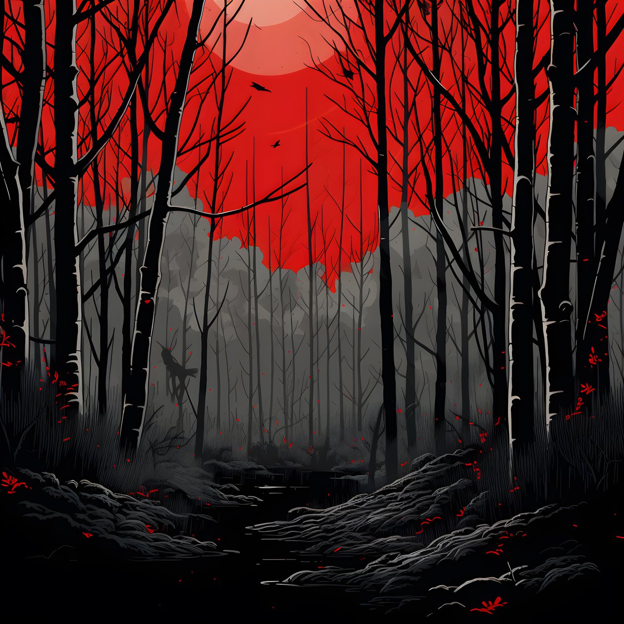 Il quarantasettesimo quadro da quando la fede sanguinava rossa 1 da Kurt Heppke