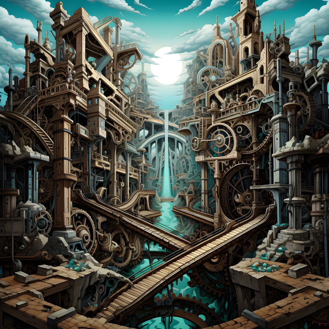 La duecentosettantesima immagine da quando la vita è fiorita sulla Terra per la seconda volta 2 da Kurt Heppke