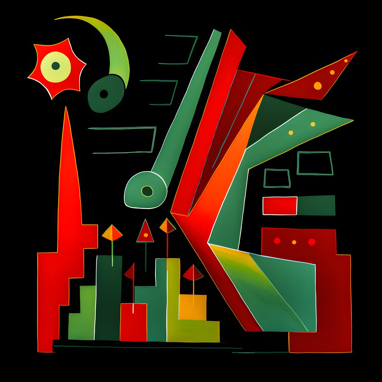 una tendenza di borsa in stile Picasso 2 da Kurt Heppke