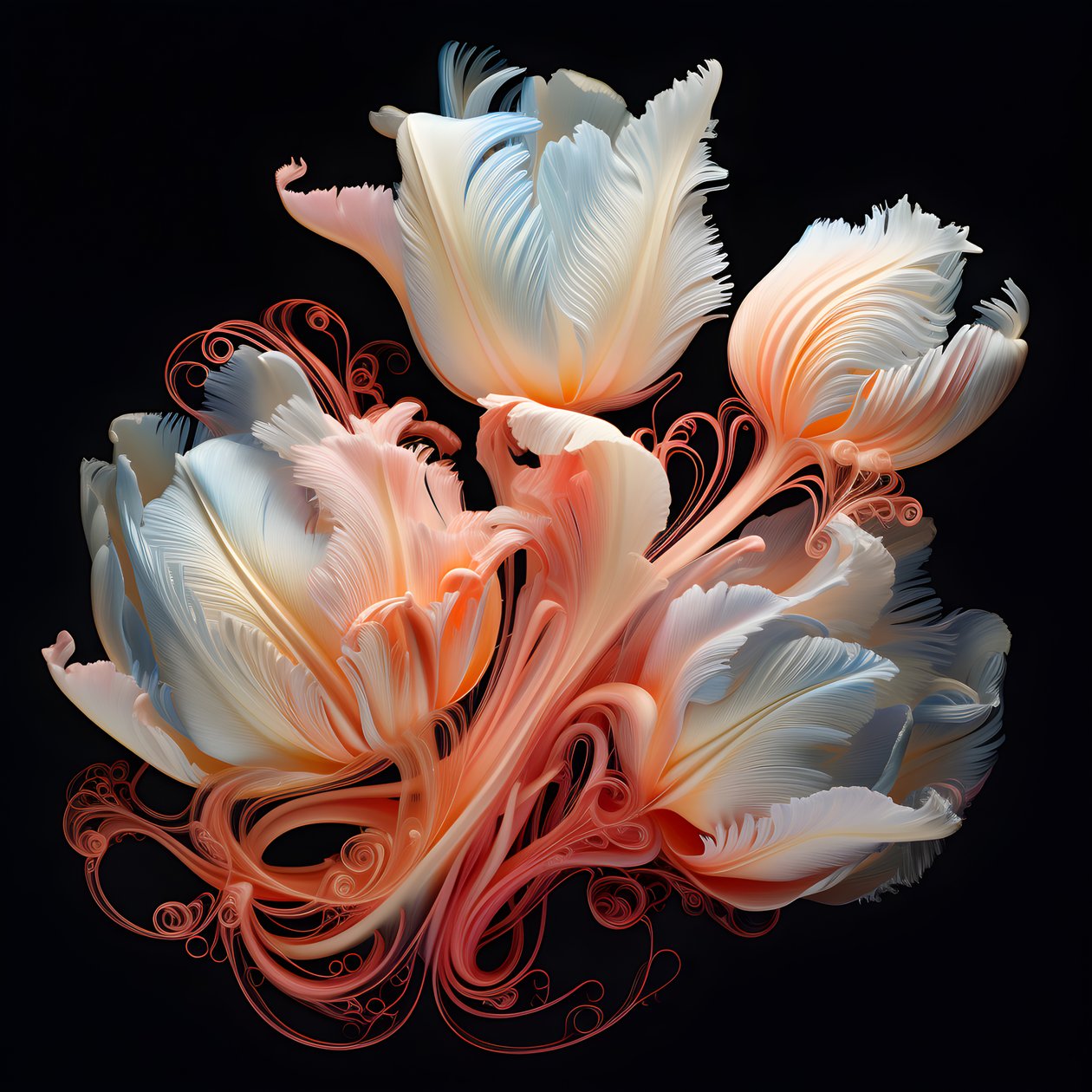 tulipani intricati 4 da Kurt Heppke