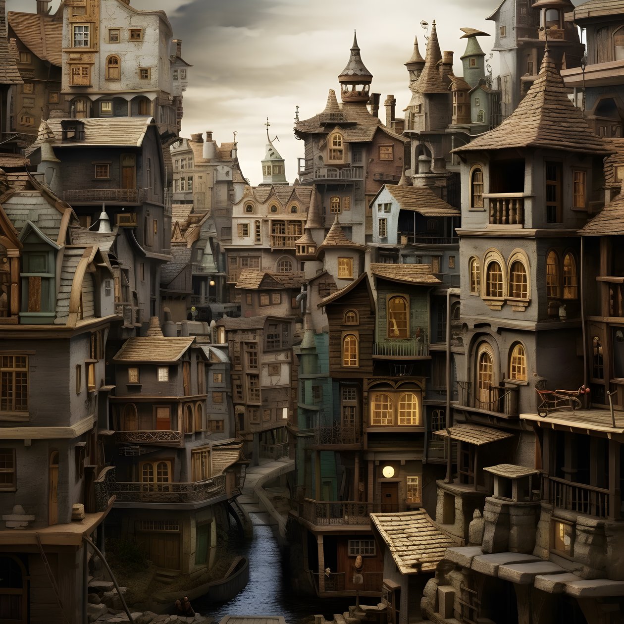 una città di case sdraiate 2 da Kurt Heppke