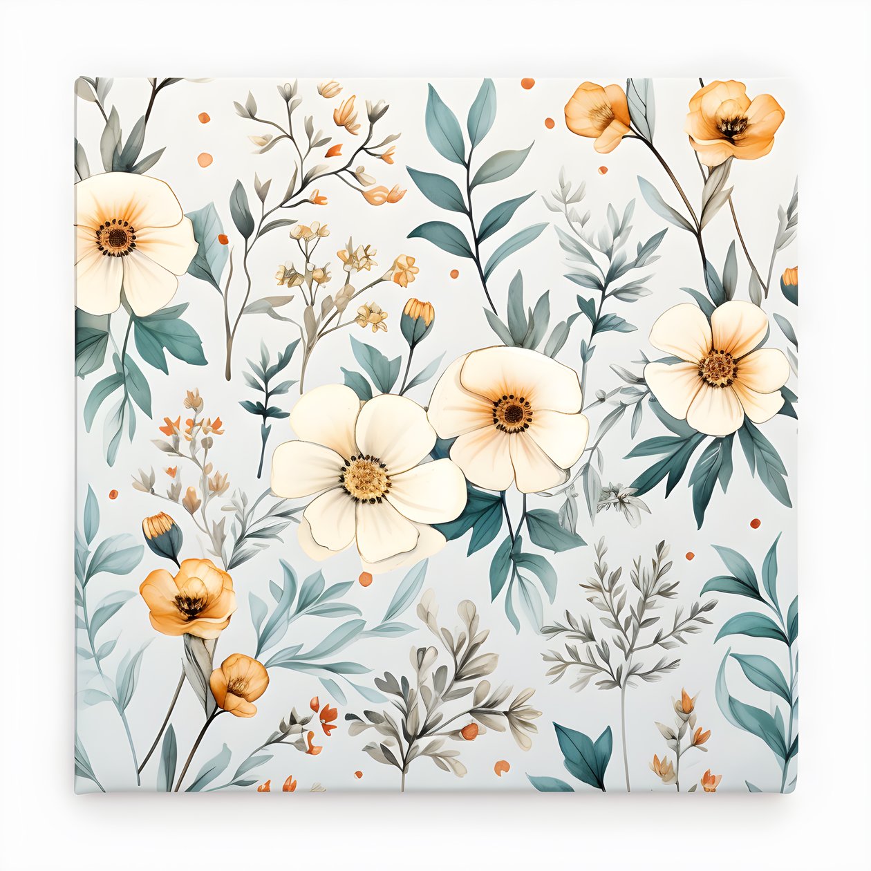 acquerello boho fiori selvatici 1 da Kurt Heppke