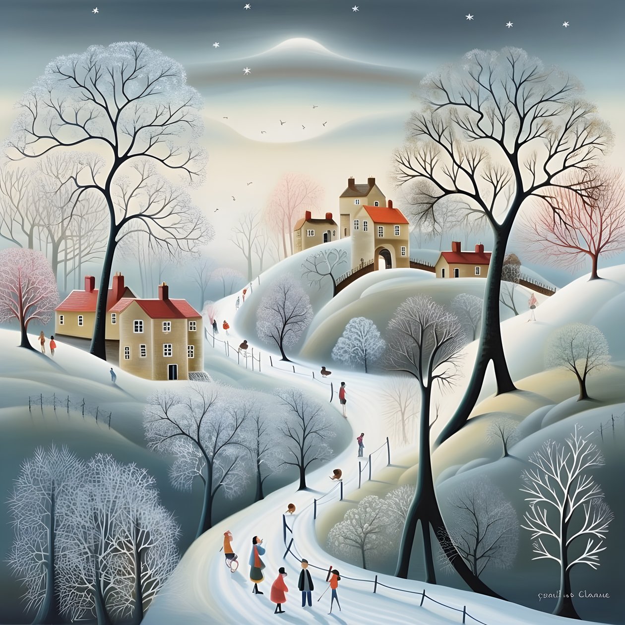 Paesaggio romantico 1 da Kurt Heppke