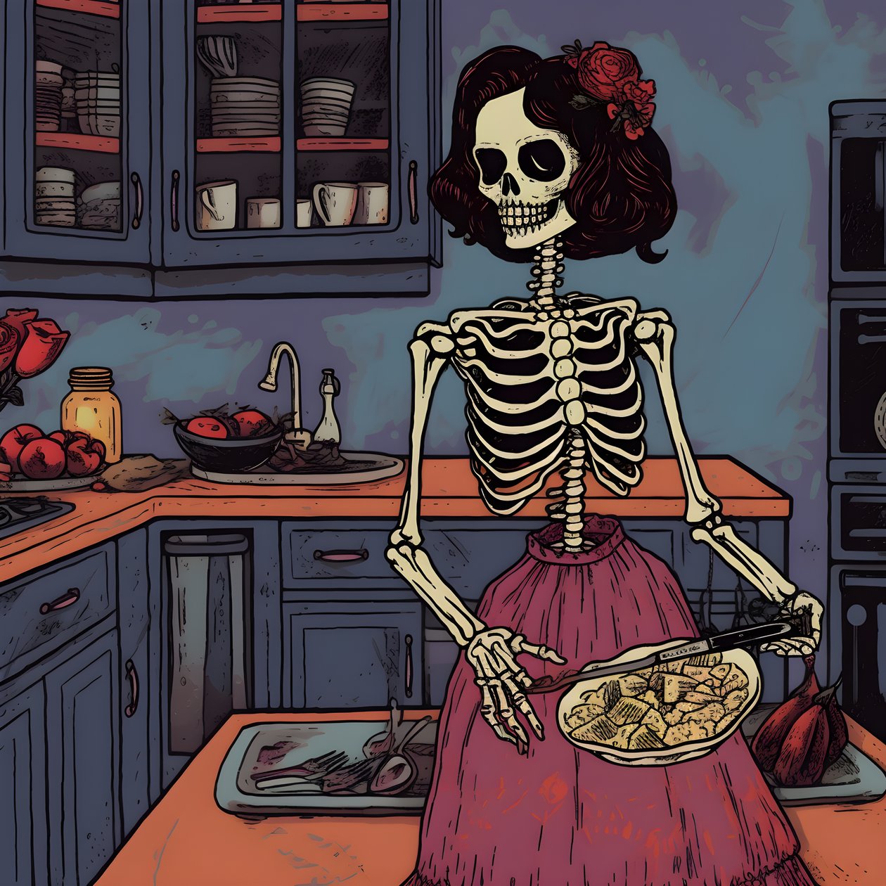 Il fantasma in cucina di Maddy Connelly 2 da Kurt Heppke