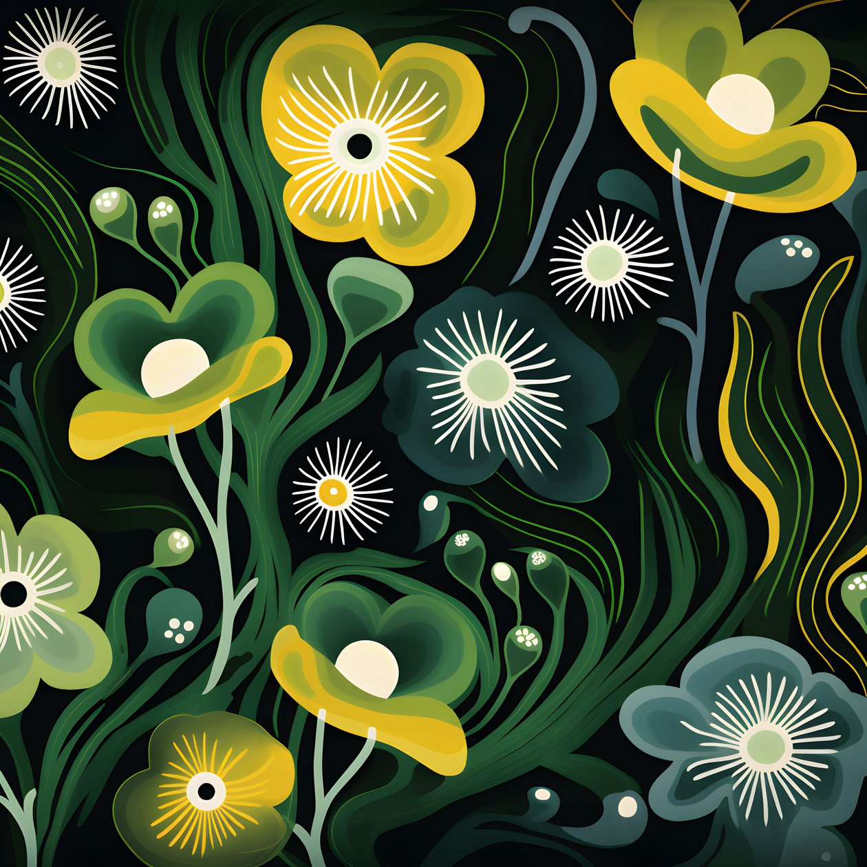 forme astratte contemporanee Marimekko 1 da Kurt Heppke