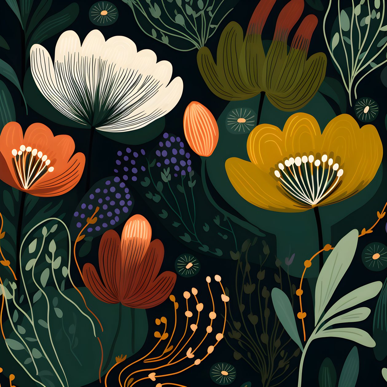 forme astratte contemporanee Marimekko 2 da Kurt Heppke