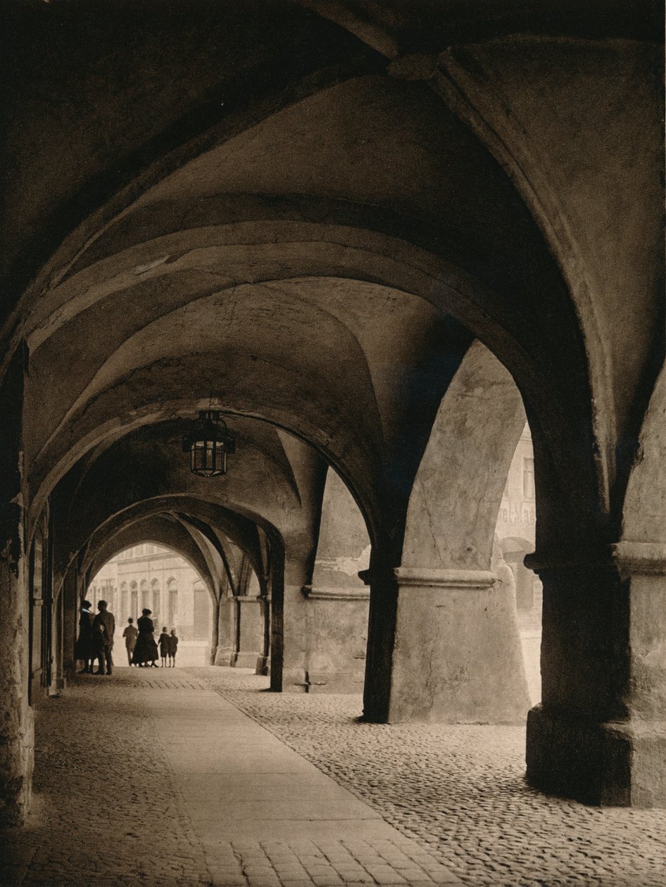 Goritz - Arcate nella piazza del mercato da Kurt Hielscher