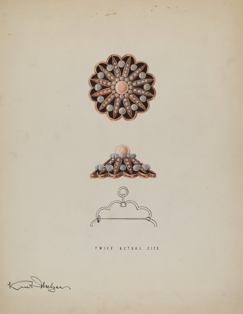 Spilla da Kurt Melzer