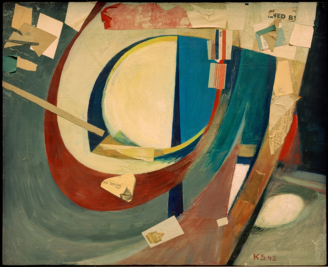 Immagine astratta Skoyen II da Kurt Schwitters