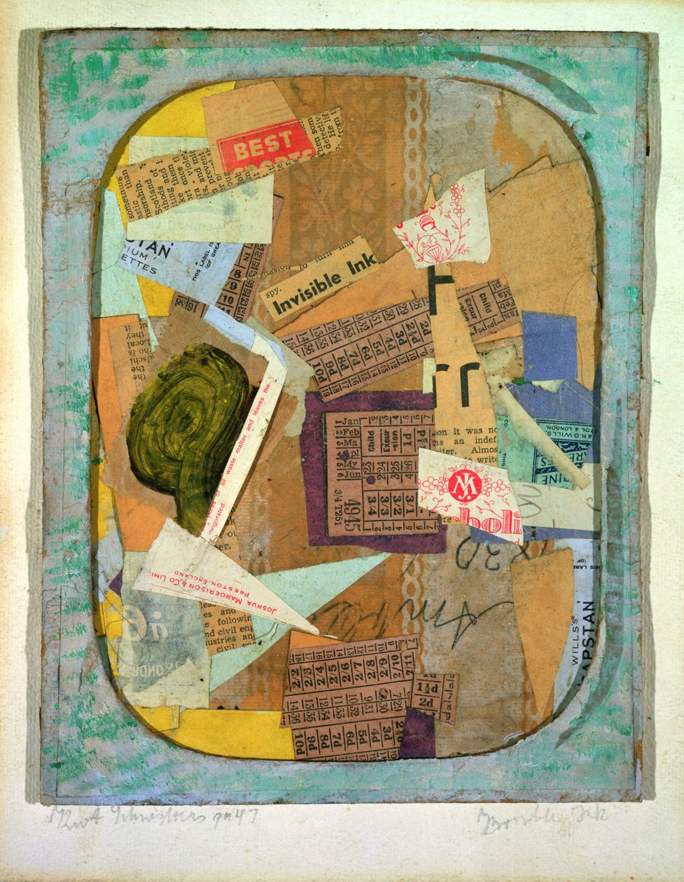 Inchiostro Invisibile da Kurt Schwitters